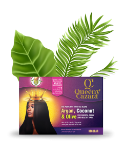 Queeny Cazara No Lye Relaxer Regular kit
